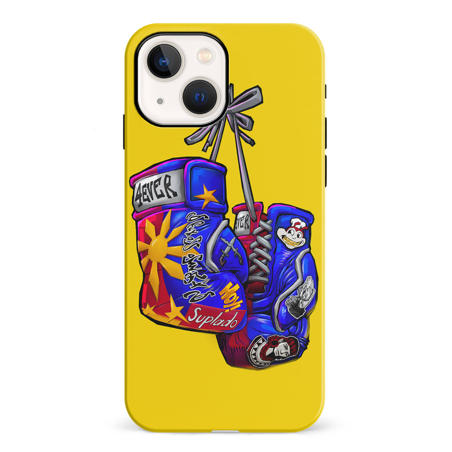 iPhone 13 Mini Filipino Boxing Stickers Phone Case