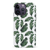 iPhone 14 Pro Max Banana Leaves Floral Phone Case in White
