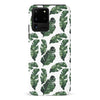 Samsung Galaxy S20 Ultra Banana Leaves Floral Phone Case in White