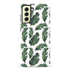 Samsung Galaxy S22 Plus Banana Leaves Floral Phone Case in White
