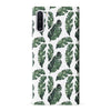 Samsung Galaxy Note 10 Banana Leaves Floral Phone Case in White