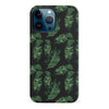 iPhone 12 Pro Max Banana Leaves Floral Phone Case in Black