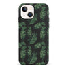 iPhone 13 Mini Banana Leaves Floral Phone Case in Black