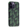 iPhone 14 Pro Max Banana Leaves Floral Phone Case in Black