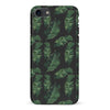 iPhone 7/8/SE Banana Leaves Floral Phone Case in Black