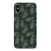 iPhone X/XS Banana Leaves Floral Phone Case in Black