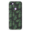 Google Pixel 3 Banana Leaves Floral Phone Case in Black