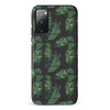 Samsung Galaxy S20 FE Banana Leaves Floral Phone Case in Black