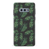 Samsung Galaxy S10e Banana Leaves Floral Phone Case in Black