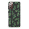 Samsung Galaxy Note 20 Banana Leaves Floral Phone Case in Black