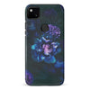 Google Pixel 4A Blue Rose Phone Case in Dark Green