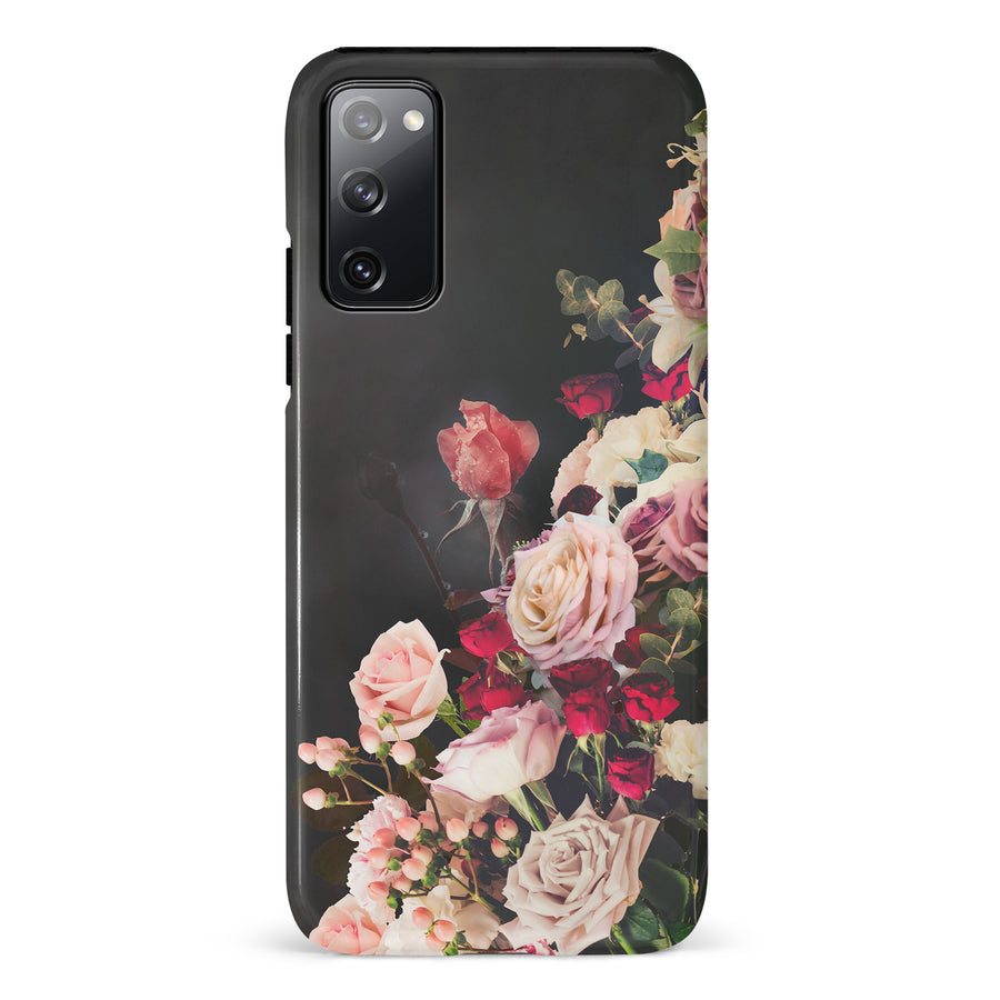 Samsung Galaxy S20 FE Roses Phone Case in Black