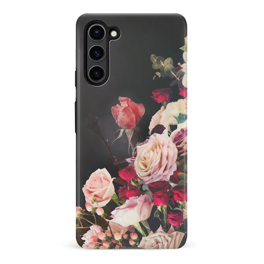 Samsung S23 Plus Pink & Red Roses Two Floral Phone Case