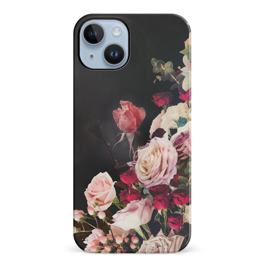 iPhone 14 Plus Roses Phone Case in Black