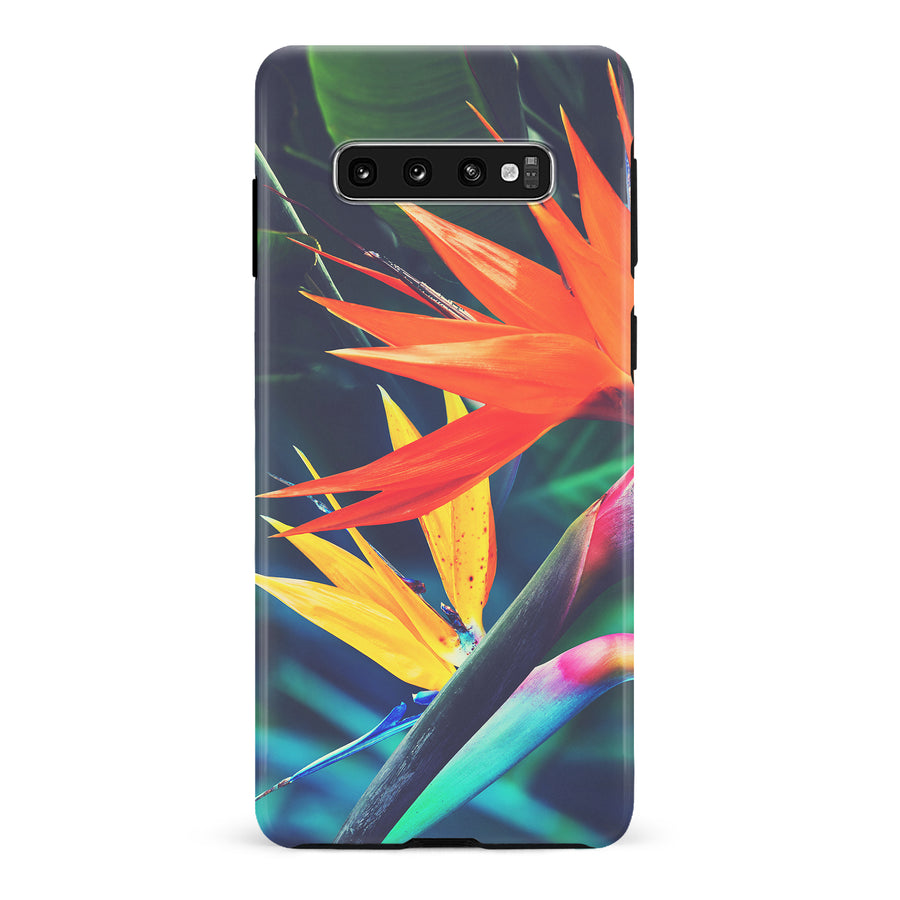 Samsung Galaxy S10 Plus Birds of Paradise Phone Case
