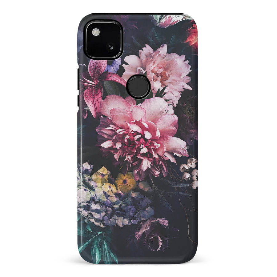 Google Pixel 4A Flower Garden Phone Case in Pink