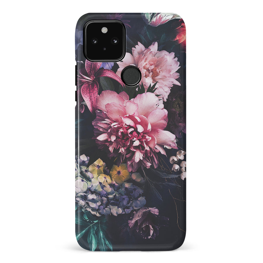 Google Pixel 5 Flower Garden Phone Case in Pink