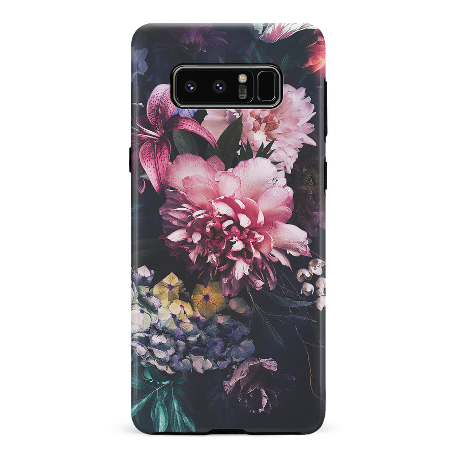 Samsung Galaxy Note 8 Flower Garden Phone Case in Pink