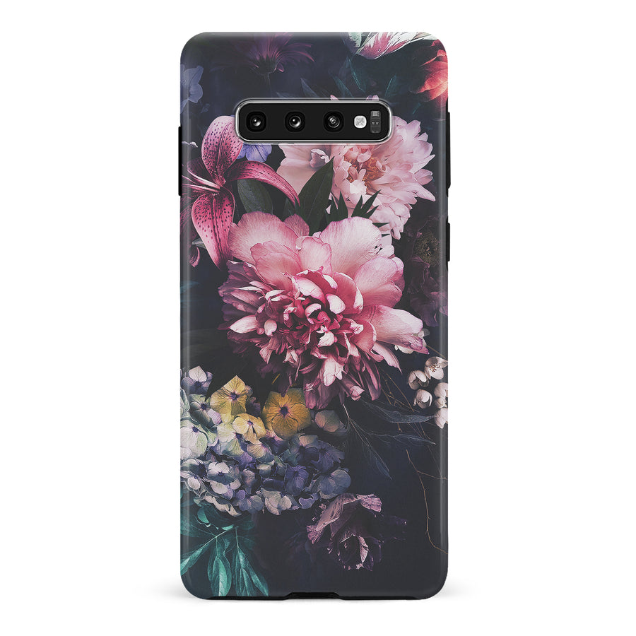 Samsung Galaxy S10 Plus Flower Garden Phone Case in Pink