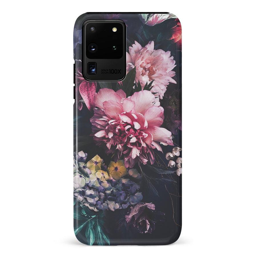Samsung Galaxy S20 Ultra Flower Garden Phone Case in Pink