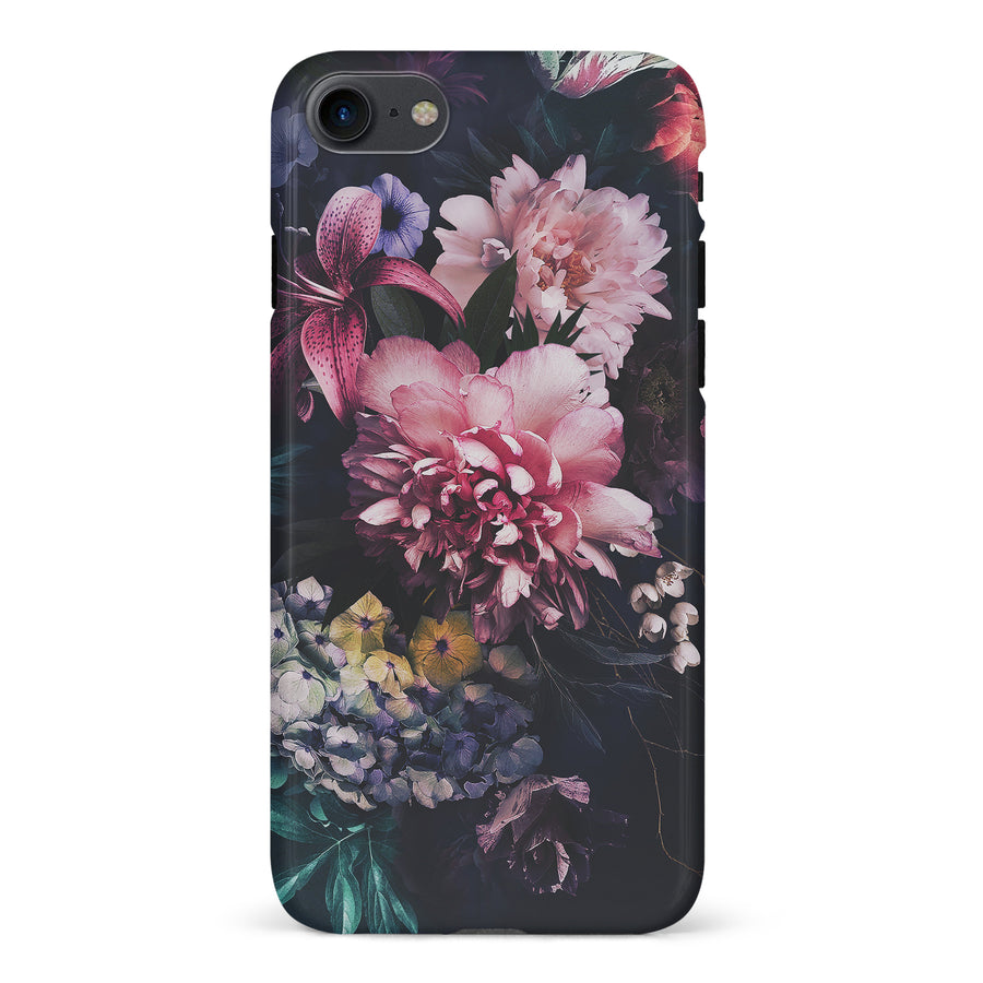 iPhone 7/8/SE Flower Garden Phone Case in Pink