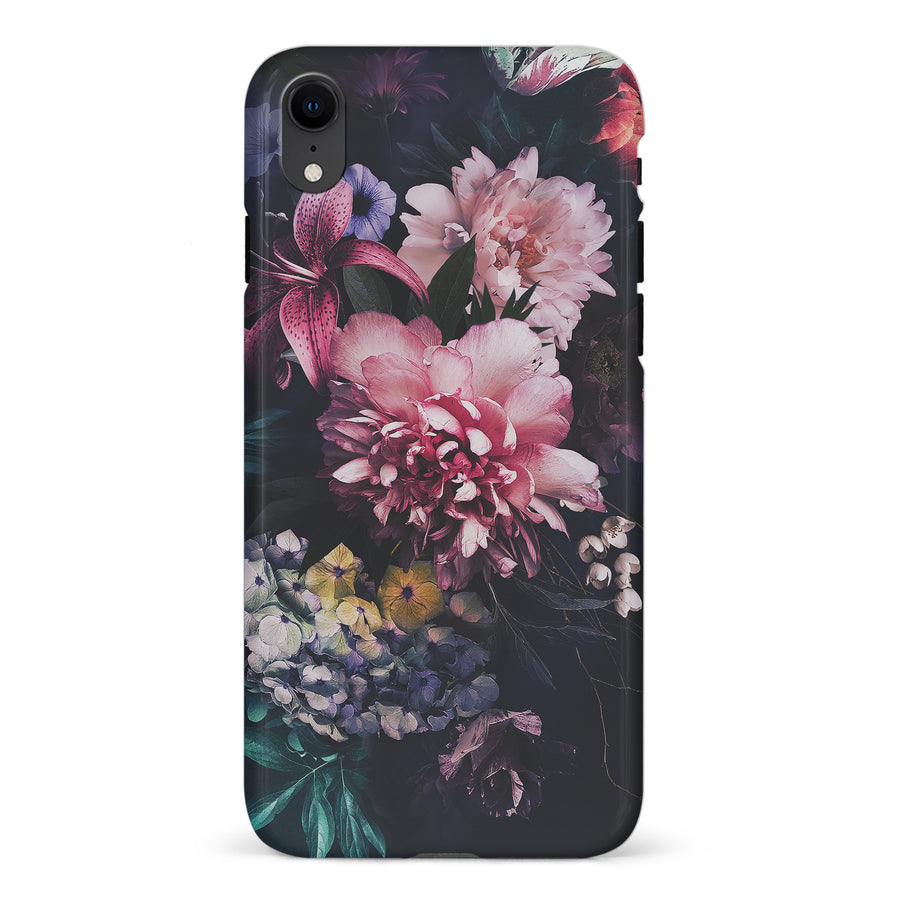 iPhone XR Flower Garden Phone Case in Pink