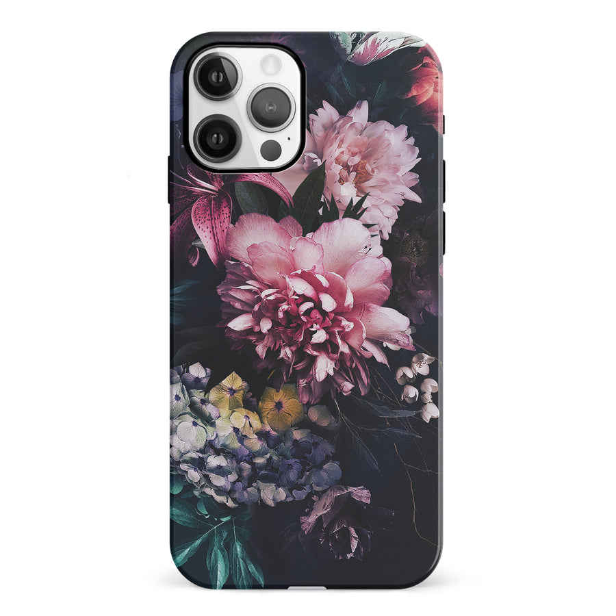 iPhone 12 Flower Garden Phone Case in Pink