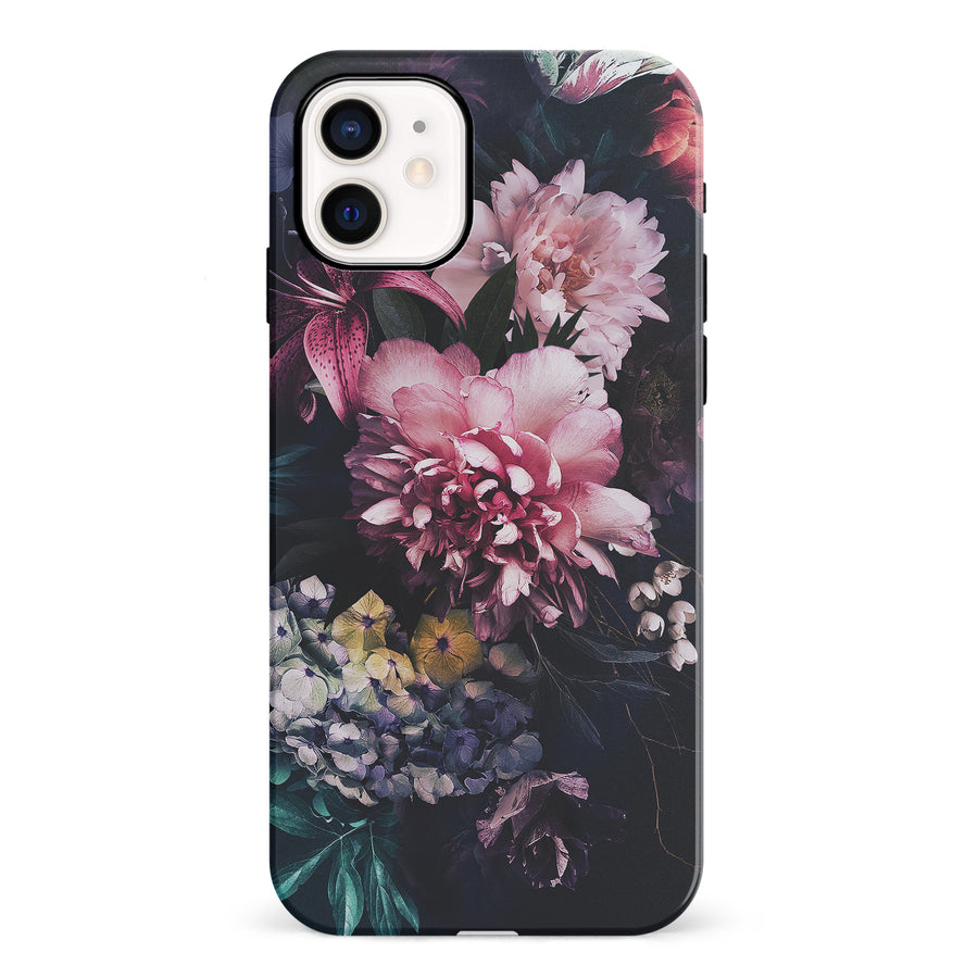 iPhone 12 Mini Flower Garden Phone Case in Pink