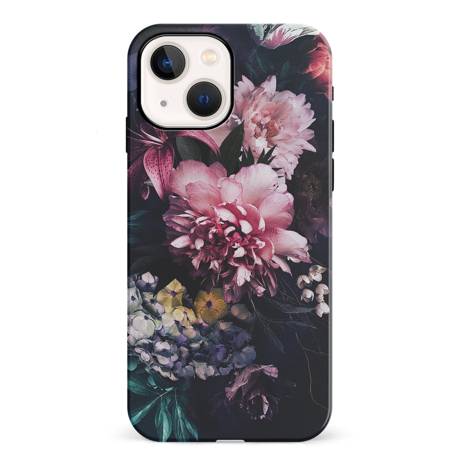 iPhone 13 Mini Flower Garden Phone Case in Pink