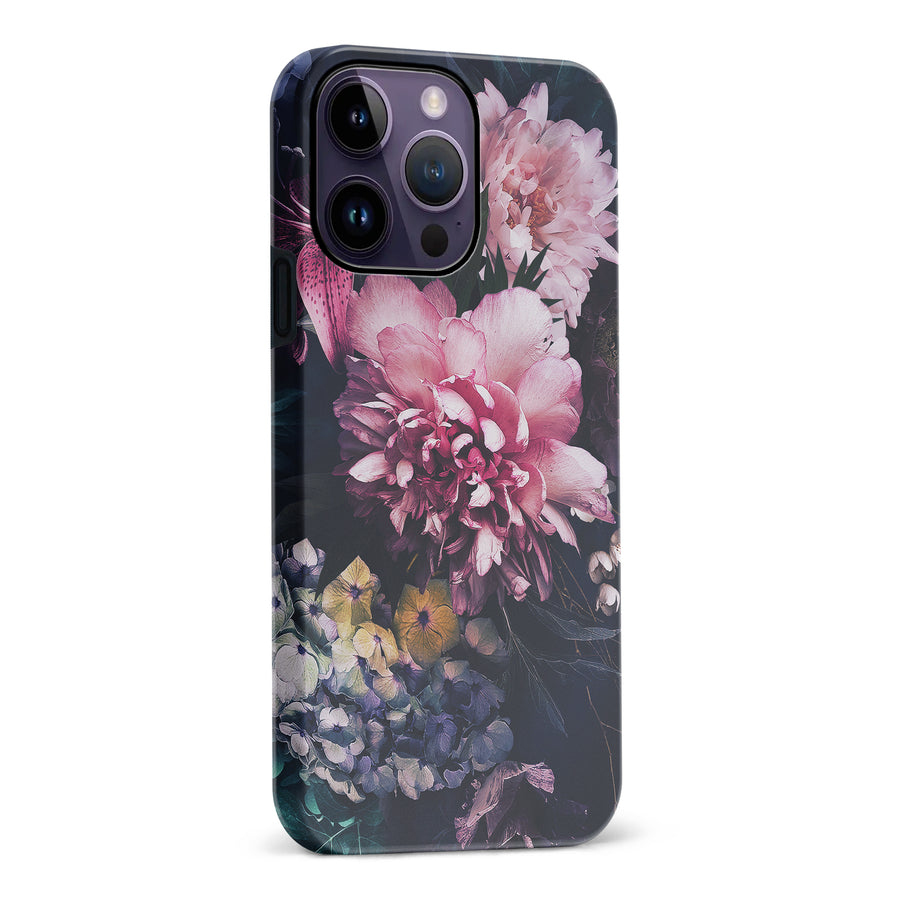 iPhone 14 Pro Max Flower Garden Phone Case in Pink