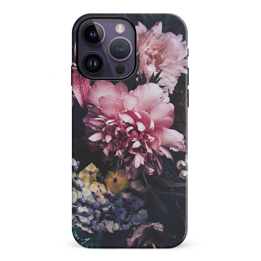 iPhone 14 Pro Max Flower Garden Phone Case in Pink