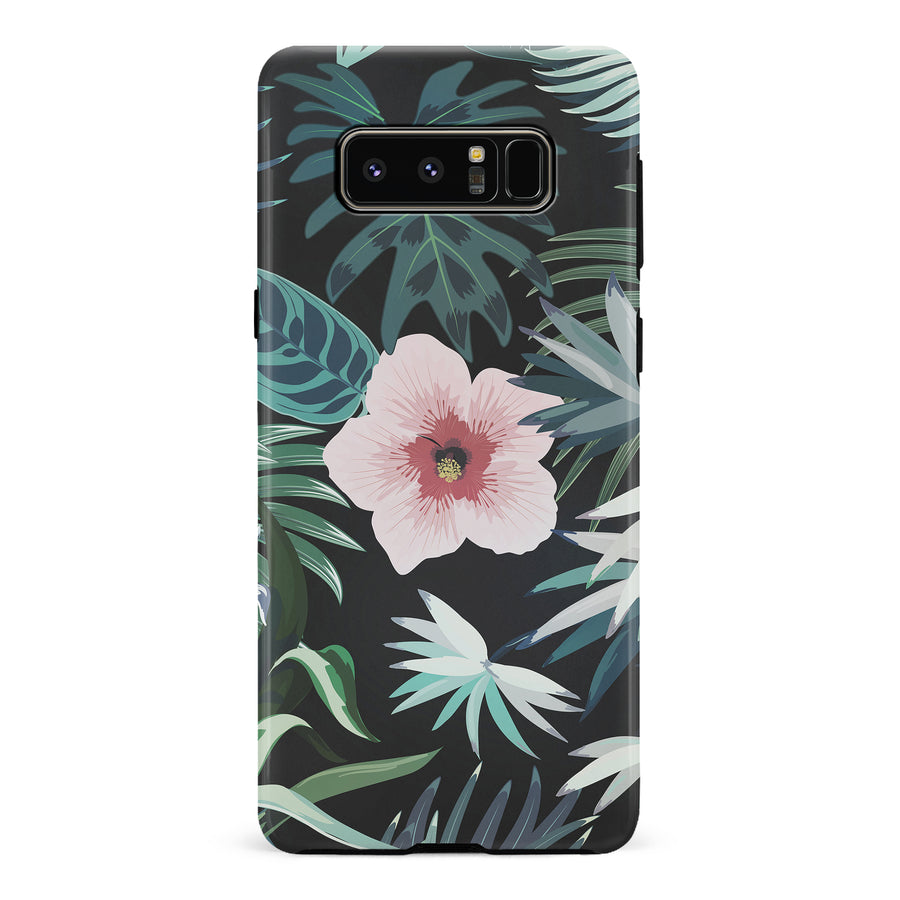 Samsung Galaxy Note 8 Tropical Arts Phone Case in Black