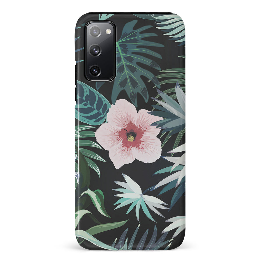 Samsung Galaxy S20 FE Tropical Arts Phone Case in Black