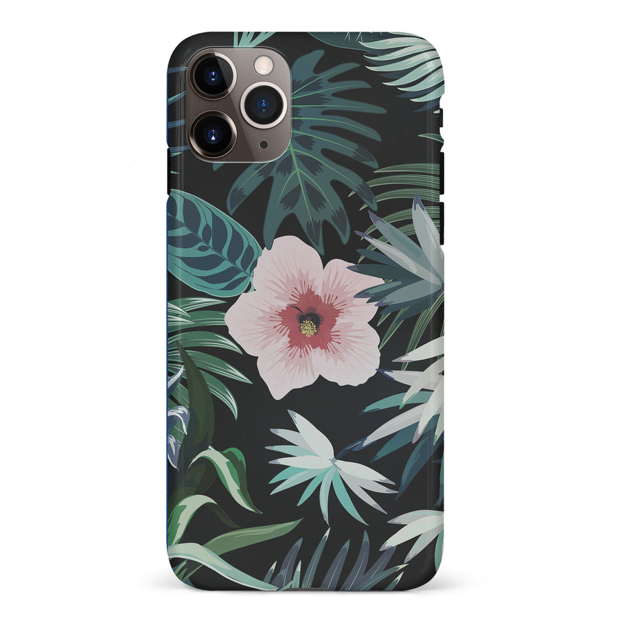 iPhone 11 Pro Max Tropical Arts Phone Case in Black