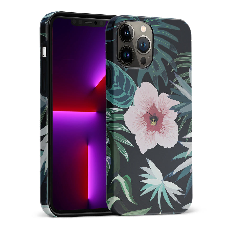 iPhone 13 Pro Max Tropical Arts Phone Case in Black