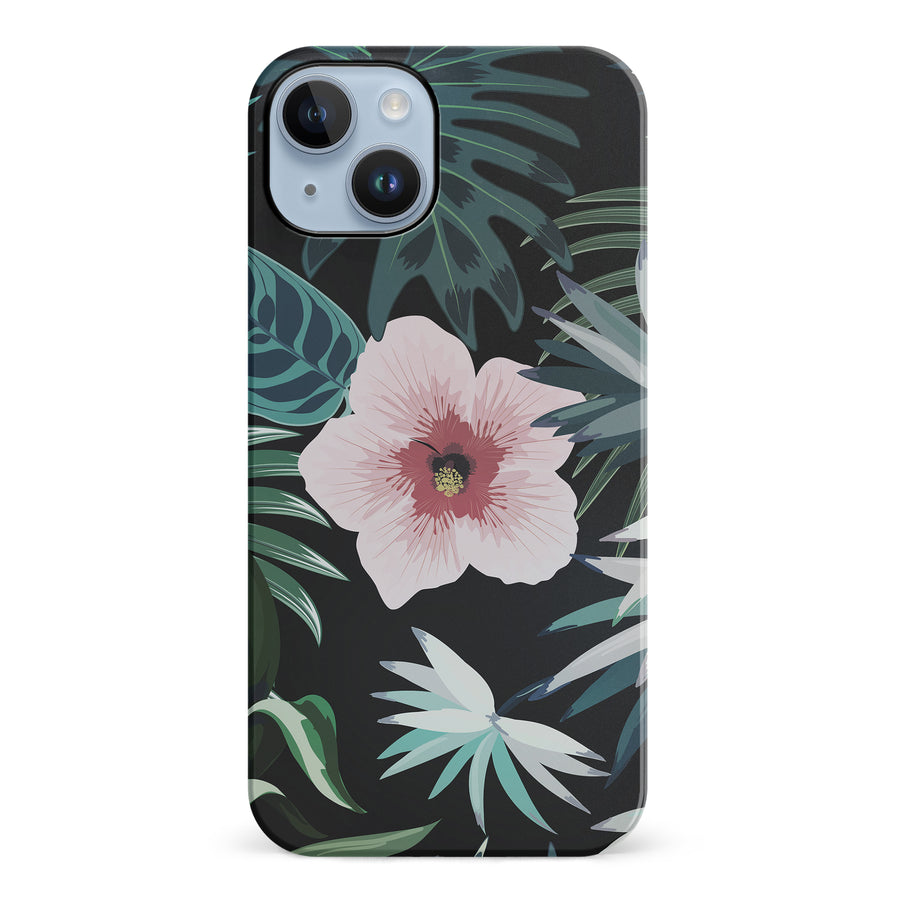 iPhone 14 Plus Tropical Arts Phone Case in Black