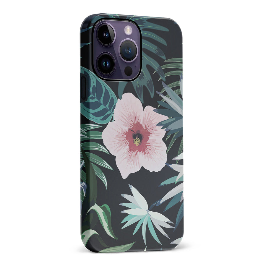 iPhone 14 Pro Max Tropical Arts Phone Case in Black