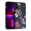 iPhone 13 Pro Max Flower Garden Phone Case in Black