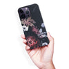 iPhone 14 Pro Max Flower Garden Phone Case in Black