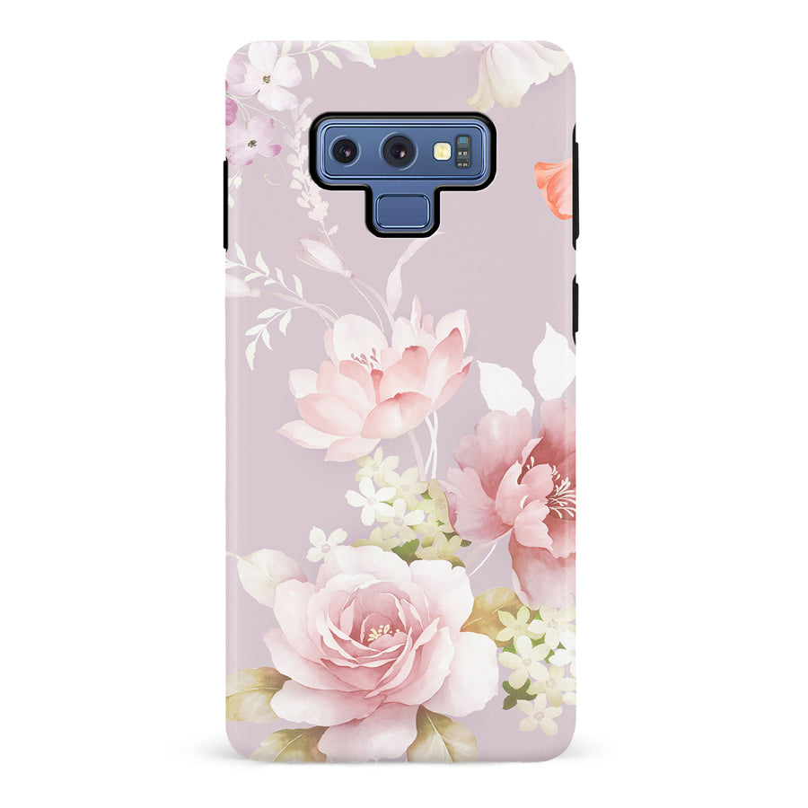 Samsung Galaxy Note 9 Pink Floral Phone Case