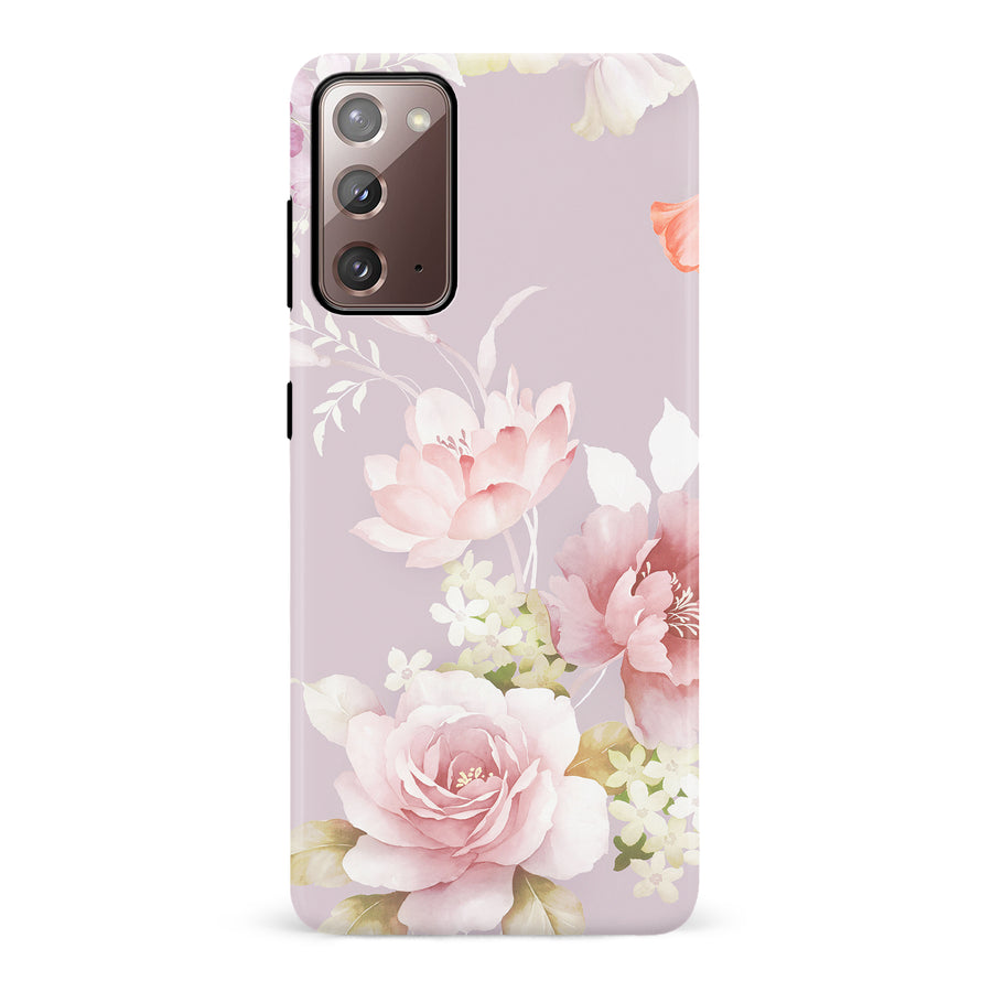 Samsung Galaxy Note 20 Pink Floral Phone Case