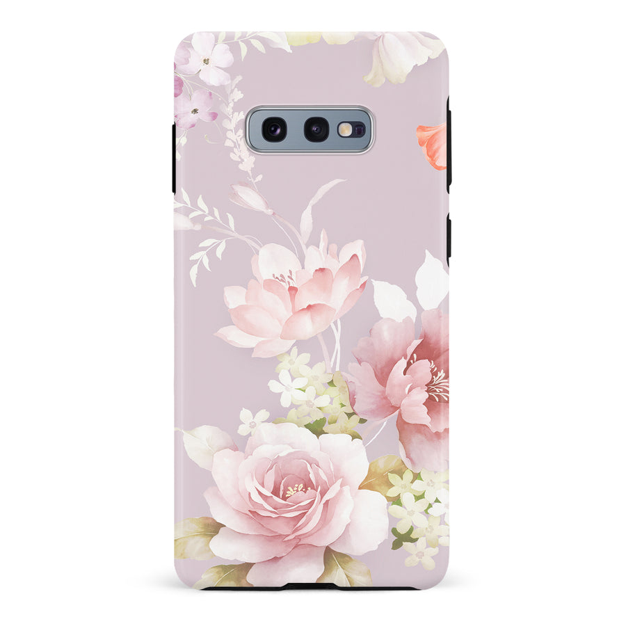 Samsung Galaxy S10e Pink Floral Phone Case