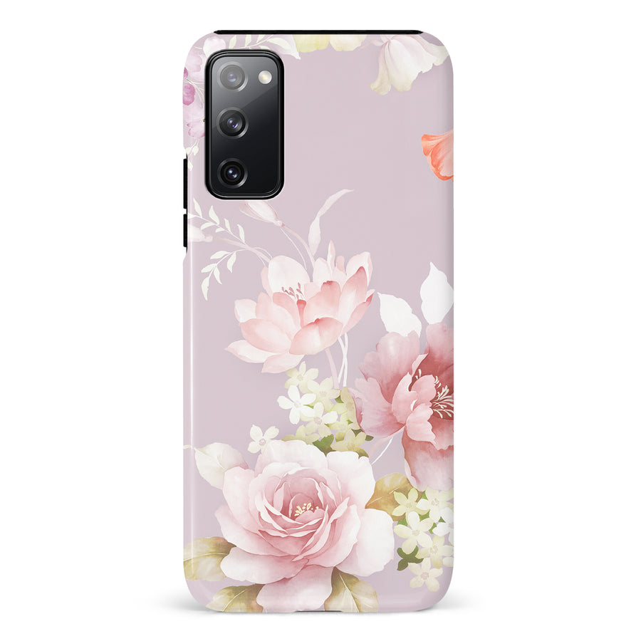Samsung Galaxy S20 FE Pink Floral Phone Case