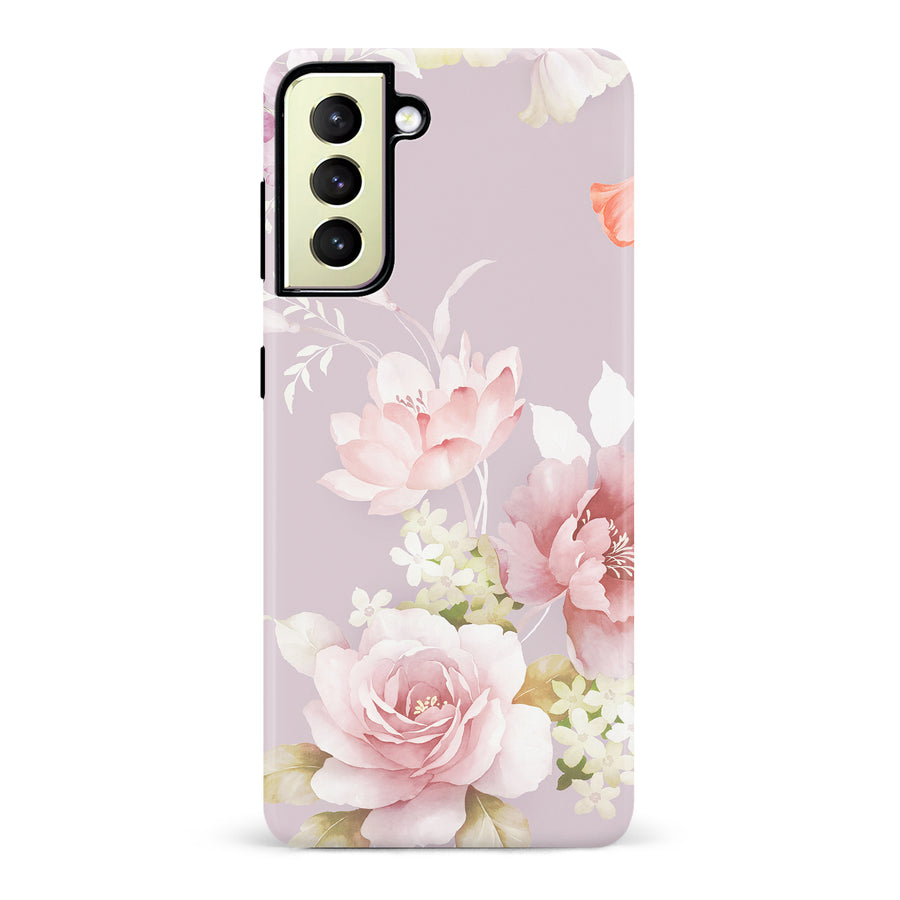 Samsung Galaxy S22 Plus Pink Floral Phone Case