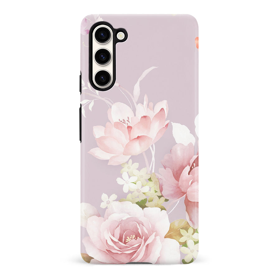 Samsung S23 Pink Floral Phone Case