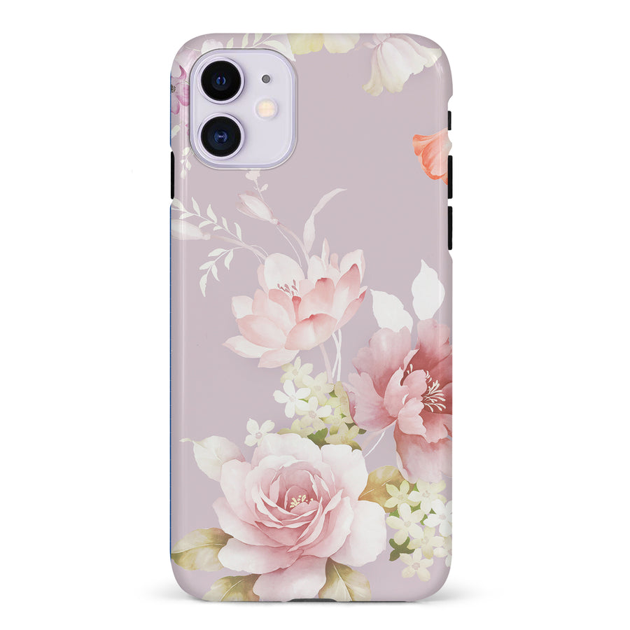 iPhone 11 Pink Floral Phone Case