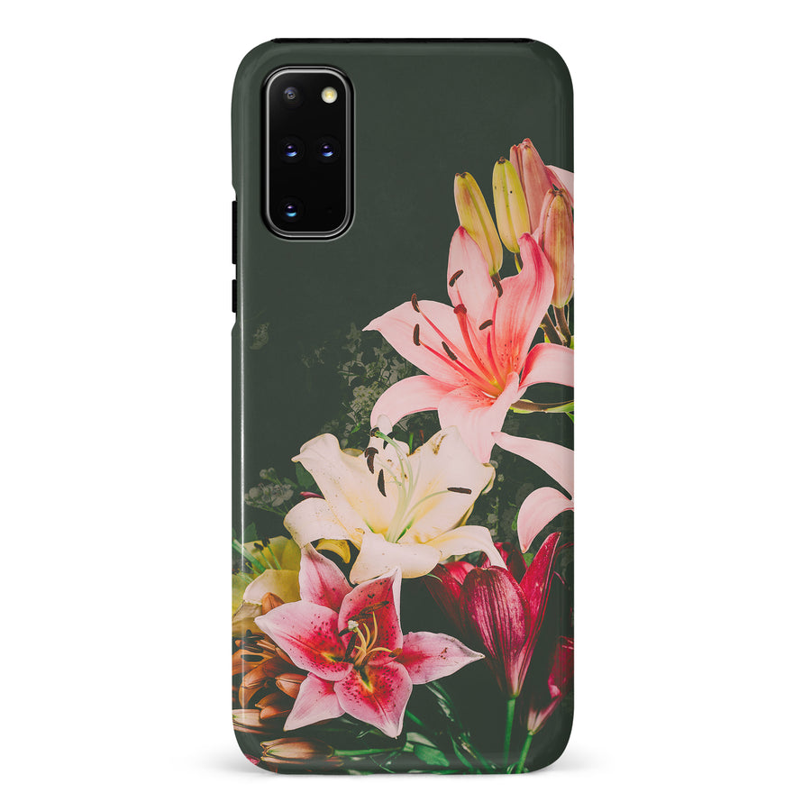 Samsung Galaxy S20 Plus Lily Phone Case in Black