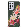 Samsung Galaxy S21 Ultra Lily Phone Case in Black