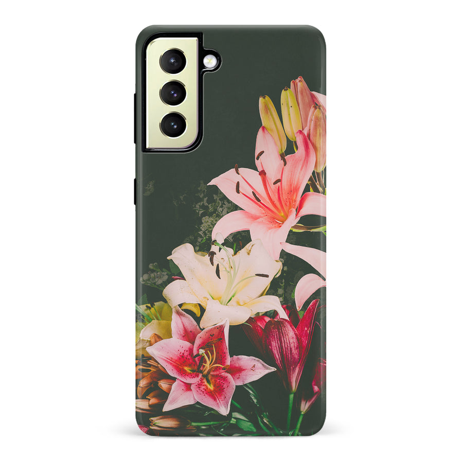 Samsung Galaxy S22 Plus Lily Phone Case in Black