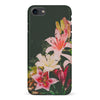 iPhone 7/8/SE Lily Phone Case in Black